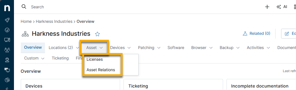 ITAM_pestaña de activos de la organización.png